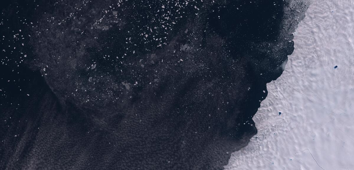 Aerial view of Humboldt Glacier