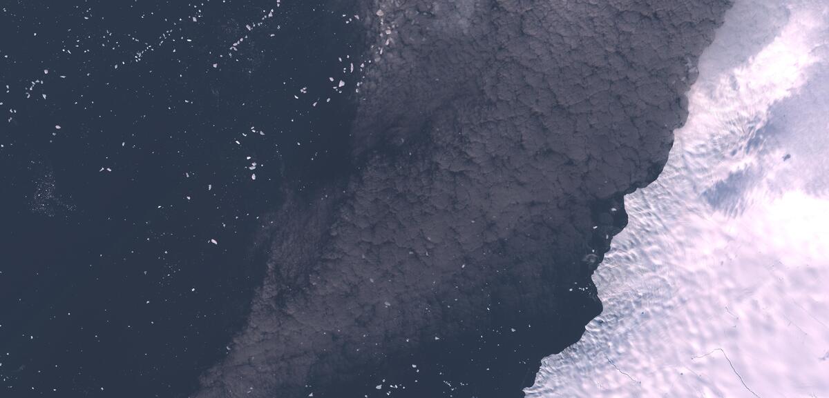 Aerial view of Humboldt Glacier