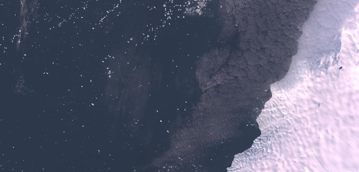 Aerial view of Humboldt Glacier