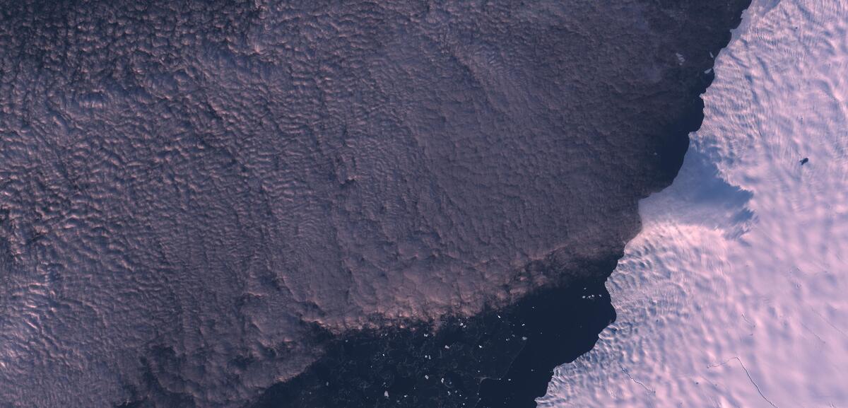 Aerial view of Humboldt Glacier