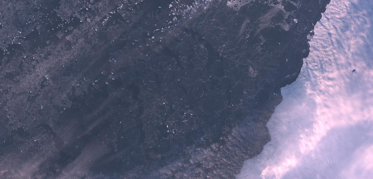 Aerial view of Humboldt Glacier