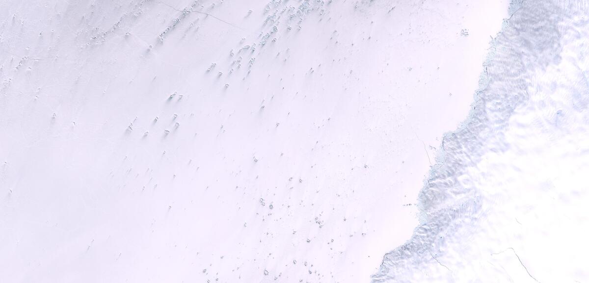 Aerial view of Humboldt Glacier