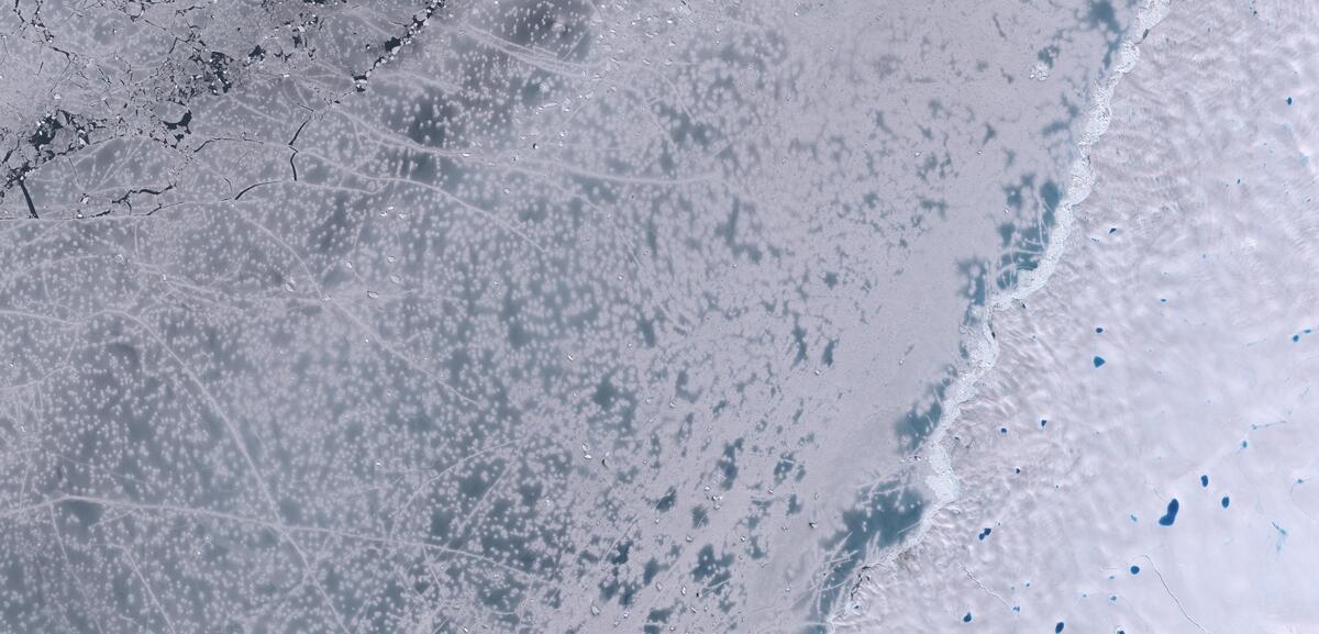 Aerial view of Humboldt Glacier