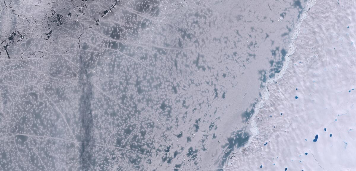 Aerial view of Humboldt Glacier