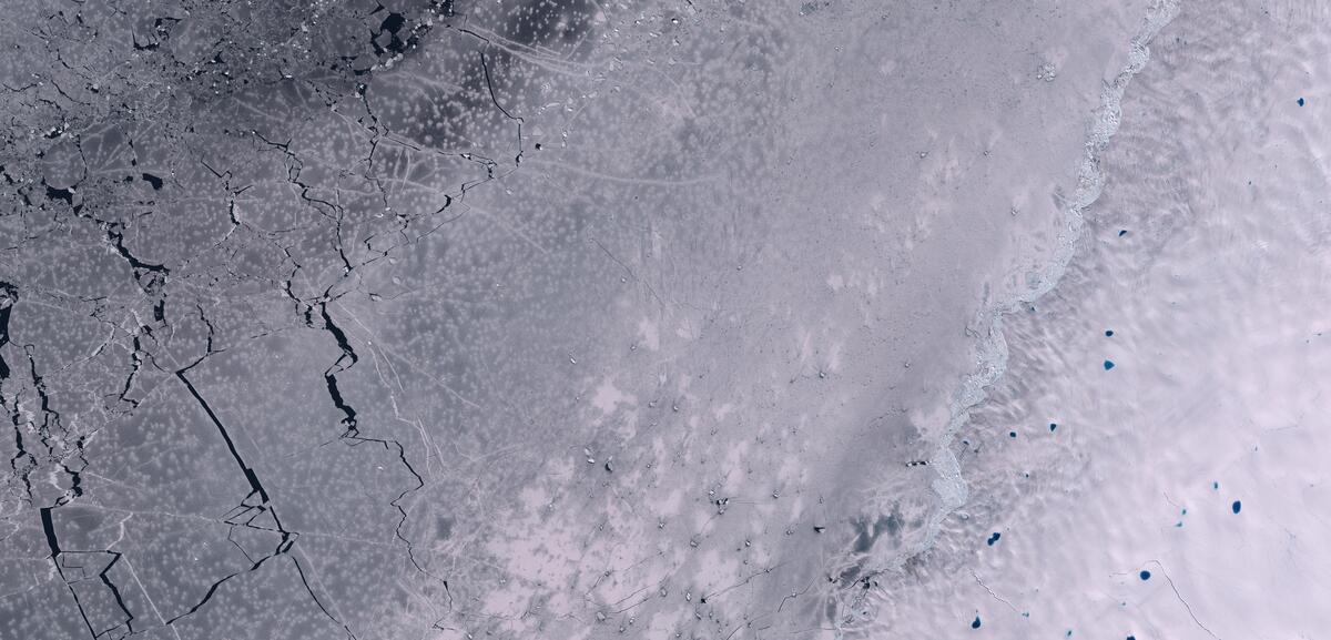 Aerial view of Humboldt Glacier