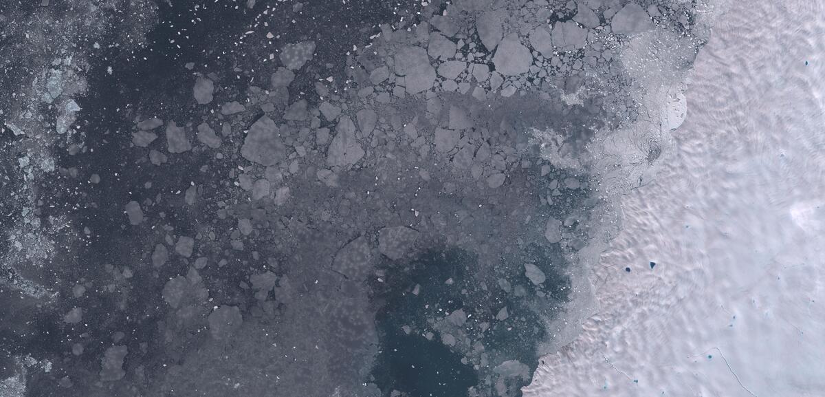 Aerial view of Humboldt Glacier