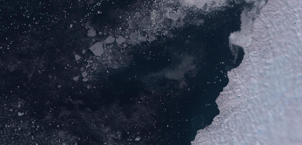 Aerial view of Humboldt Glacier