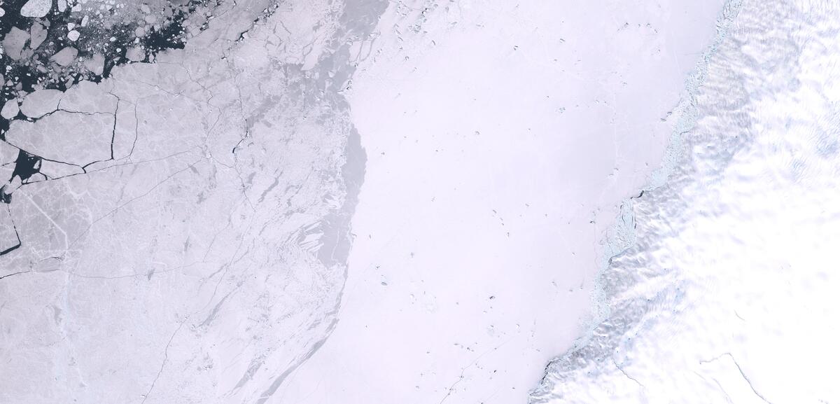 Aerial view of Humboldt Glacier