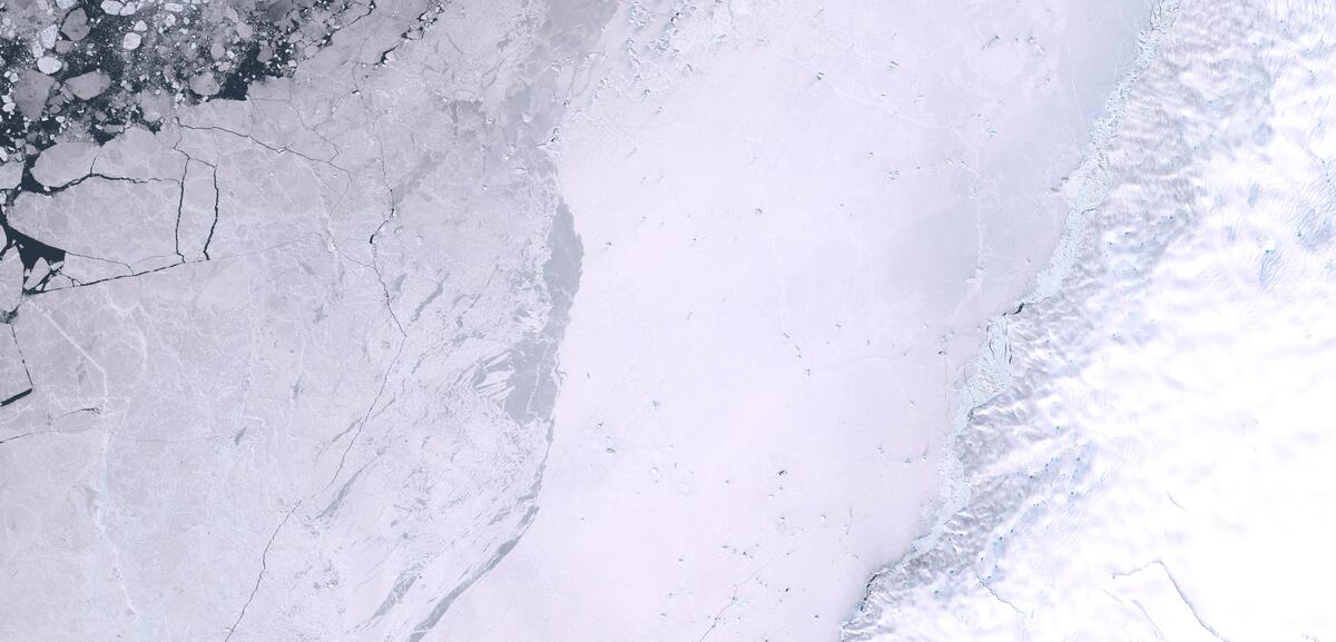 Aerial view of Humboldt Glacier