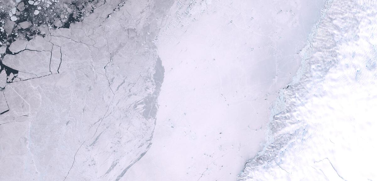 Aerial view of Humboldt Glacier