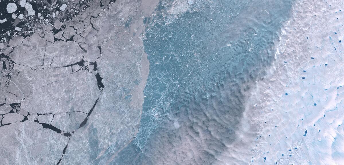 Aerial view of Humboldt Glacier