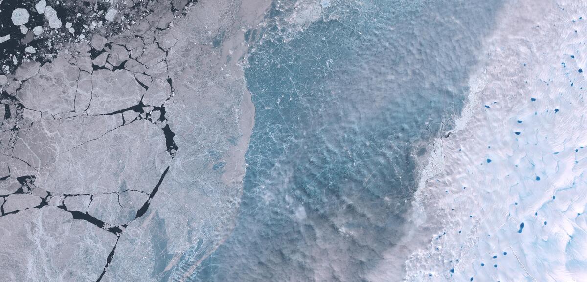 Aerial view of Humboldt Glacier