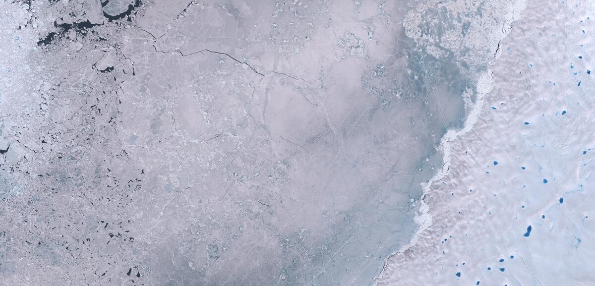 Aerial view of Humboldt Glacier