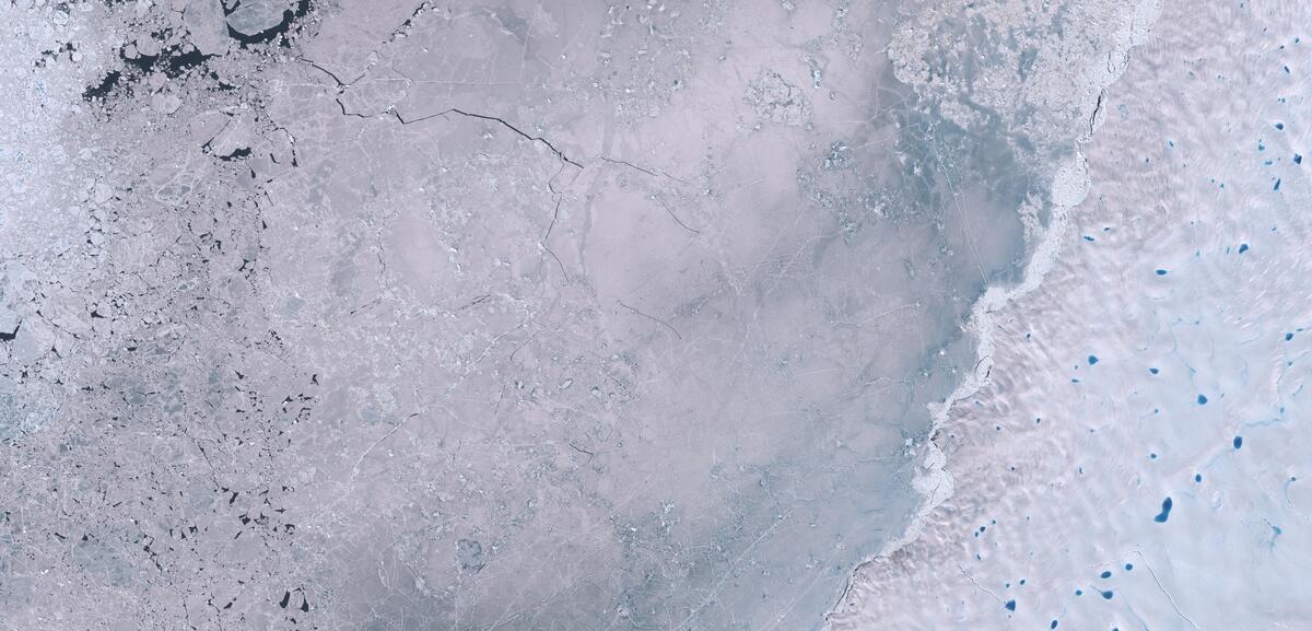 Aerial view of Humboldt Glacier