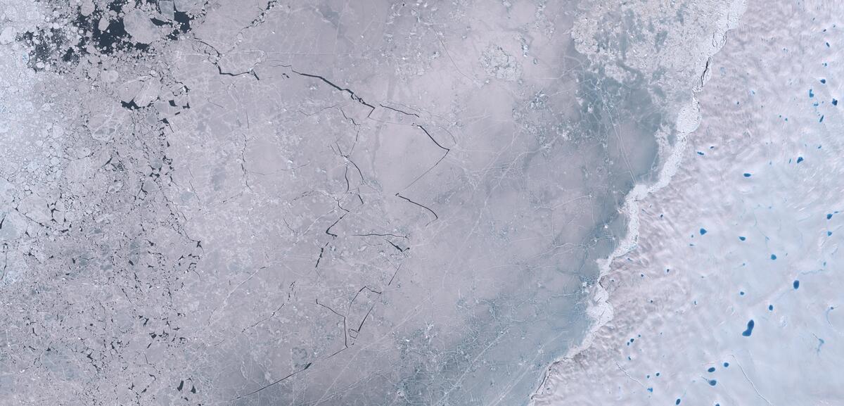 Aerial view of Humboldt Glacier