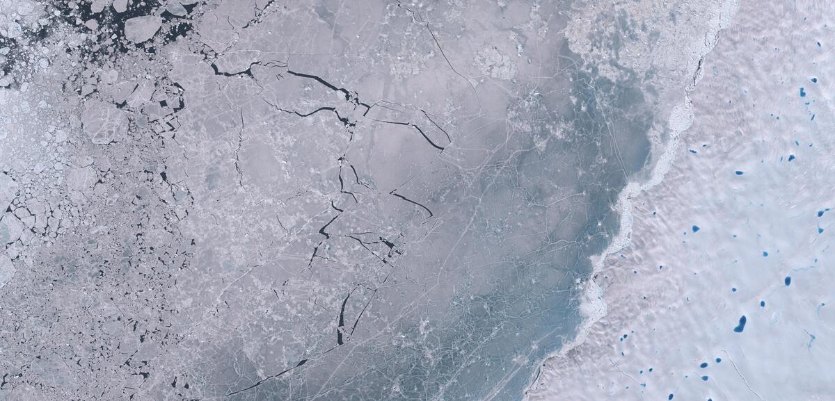 Aerial view of Humboldt Glacier