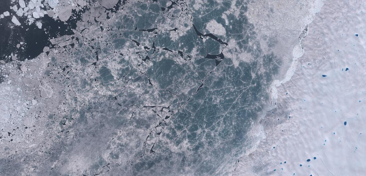 Aerial view of Humboldt Glacier