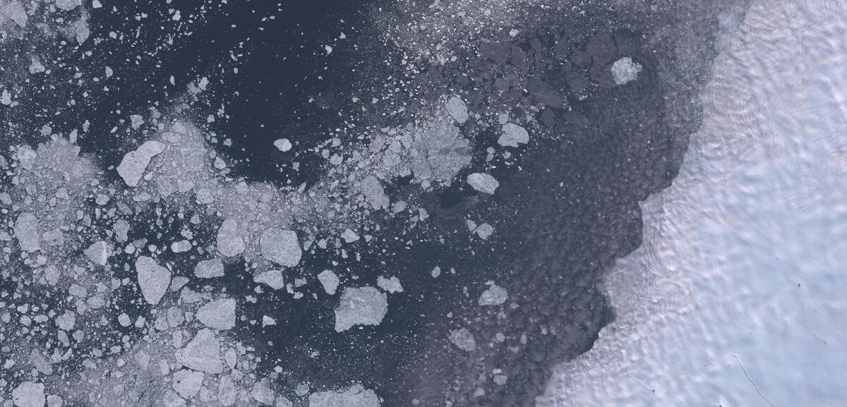 Aerial view of Humboldt Glacier