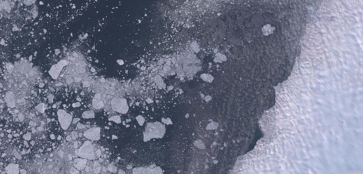 Aerial view of Humboldt Glacier