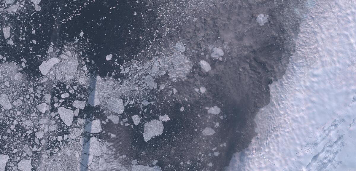 Aerial view of Humboldt Glacier