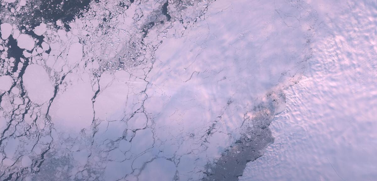 Aerial view of Humboldt Glacier