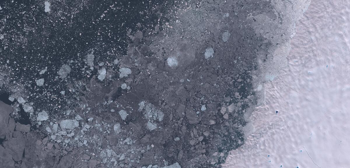 Aerial view of Humboldt Glacier