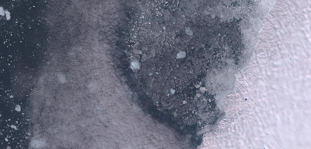 Aerial view of Humboldt Glacier