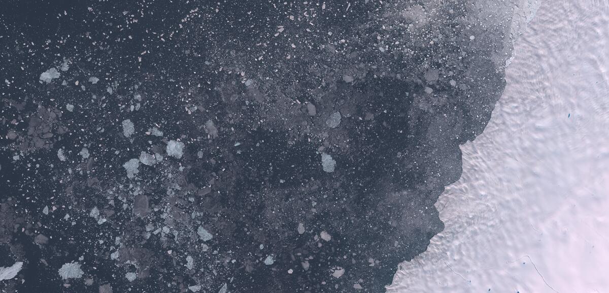 Aerial view of Humboldt Glacier