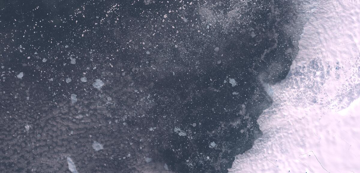 Aerial view of Humboldt Glacier