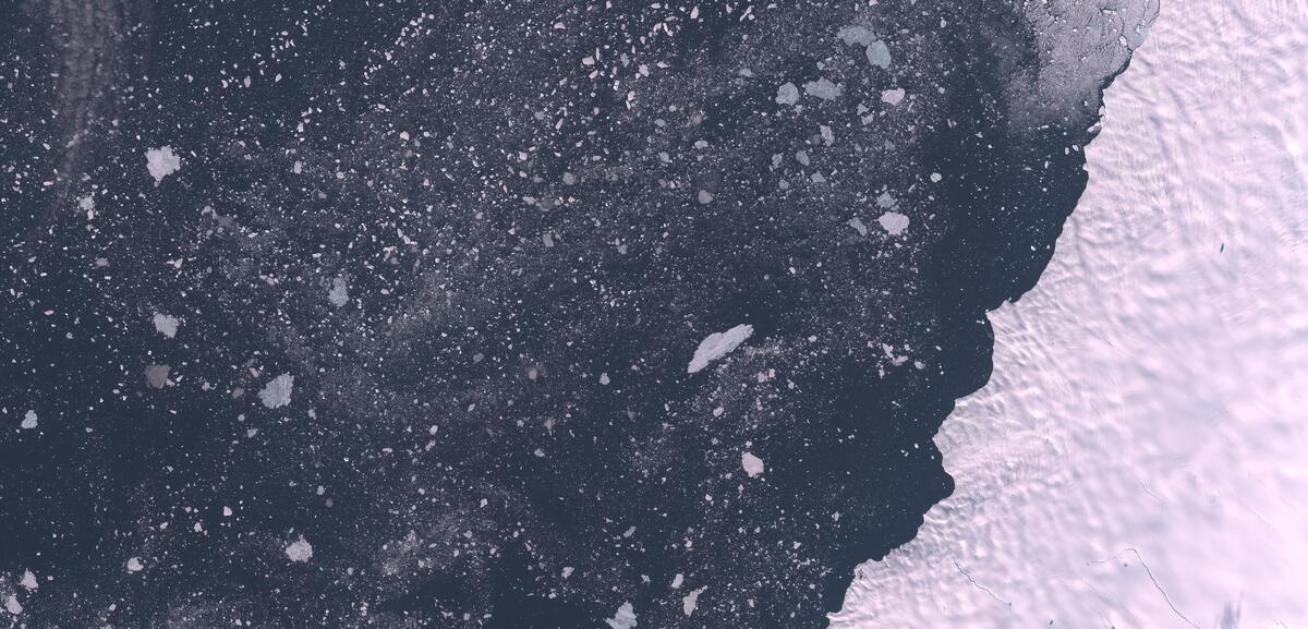 Aerial view of Humboldt Glacier