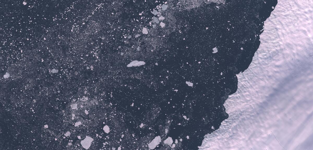 Aerial view of Humboldt Glacier