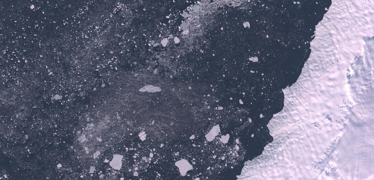 Aerial view of Humboldt Glacier