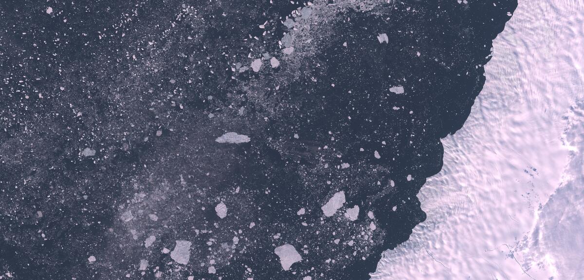 Aerial view of Humboldt Glacier