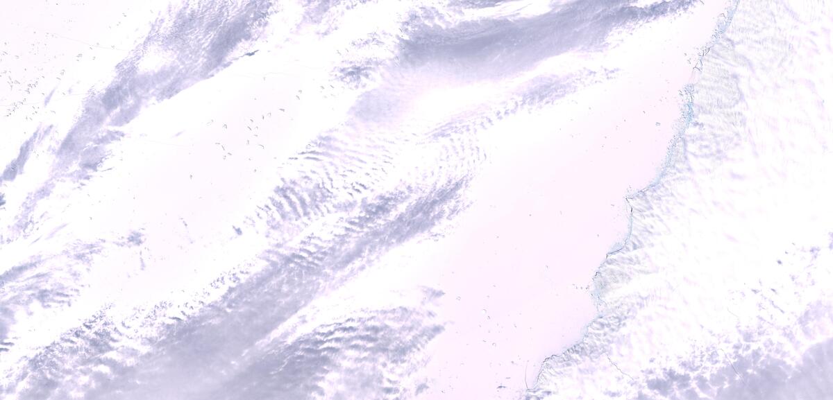 Aerial view of Humboldt Glacier