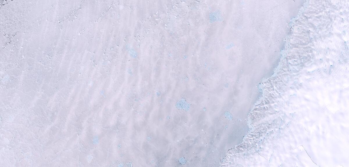 Aerial view of Humboldt Glacier