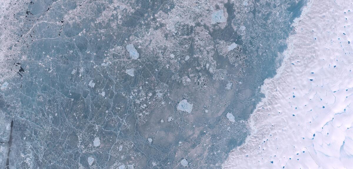 Aerial view of Humboldt Glacier