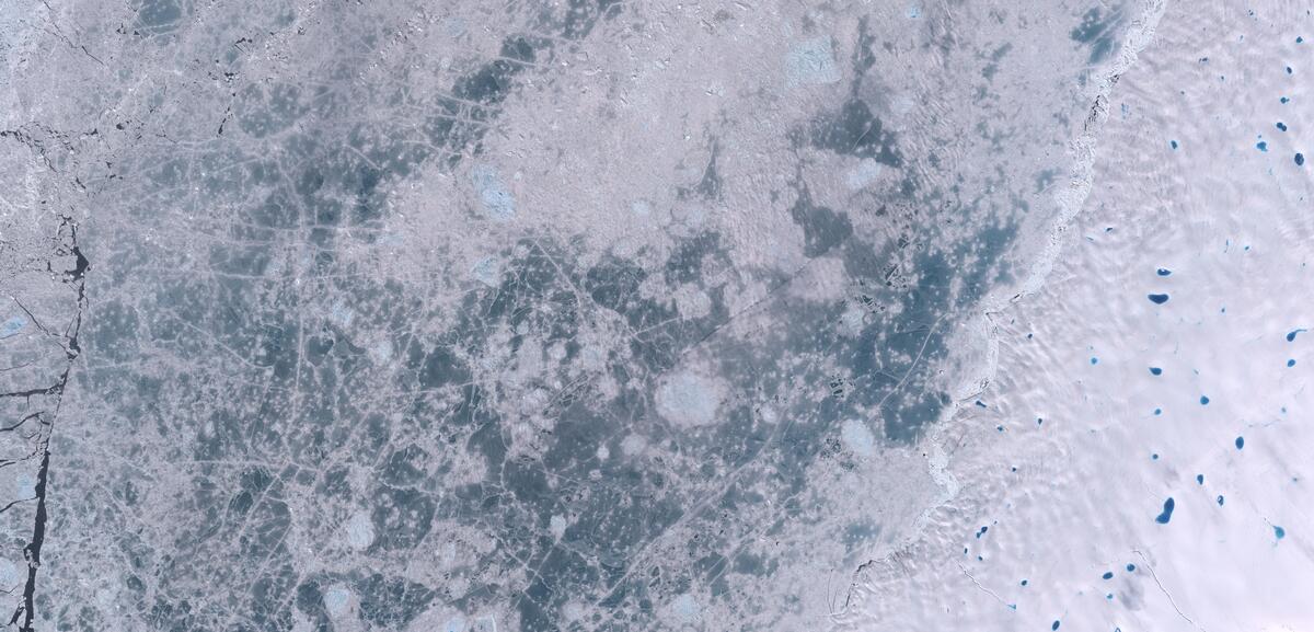 Aerial view of Humboldt Glacier
