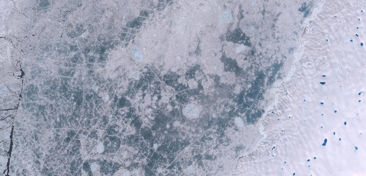 Aerial view of Humboldt Glacier