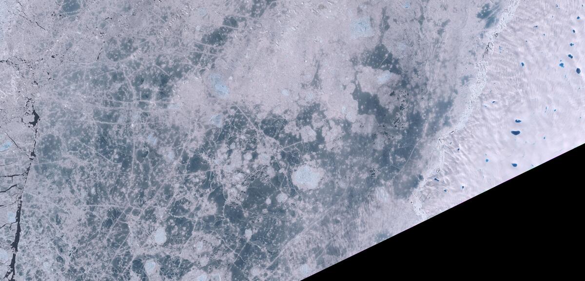 Aerial view of Humboldt Glacier