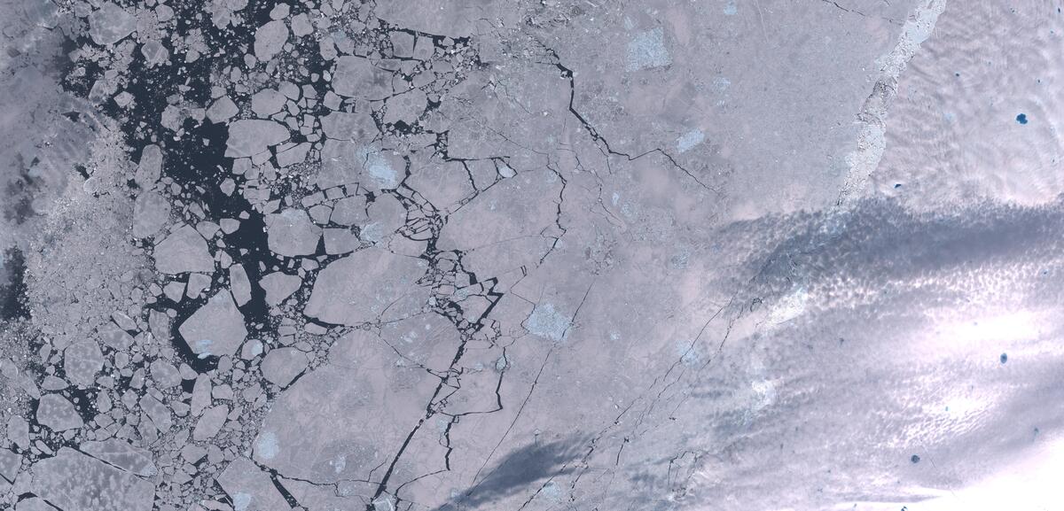 Aerial view of Humboldt Glacier