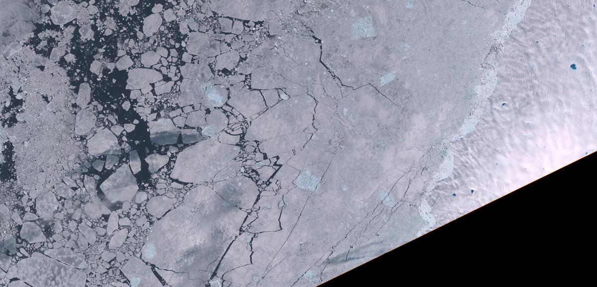 Aerial view of Humboldt Glacier