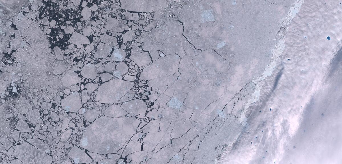 Aerial view of Humboldt Glacier
