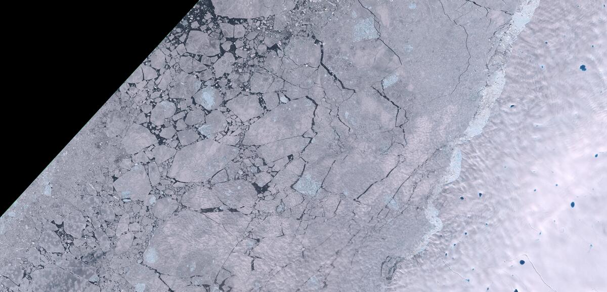 Aerial view of Humboldt Glacier
