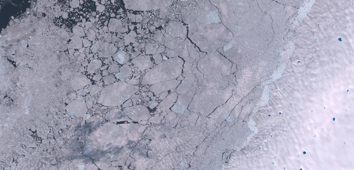 Aerial view of Humboldt Glacier