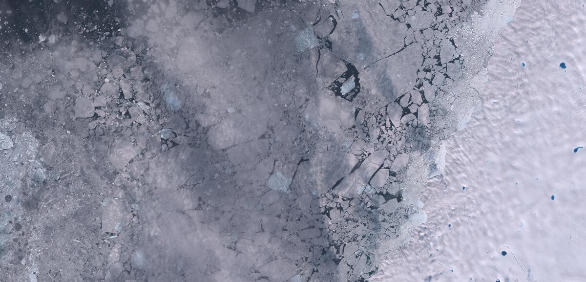 Aerial view of Humboldt Glacier