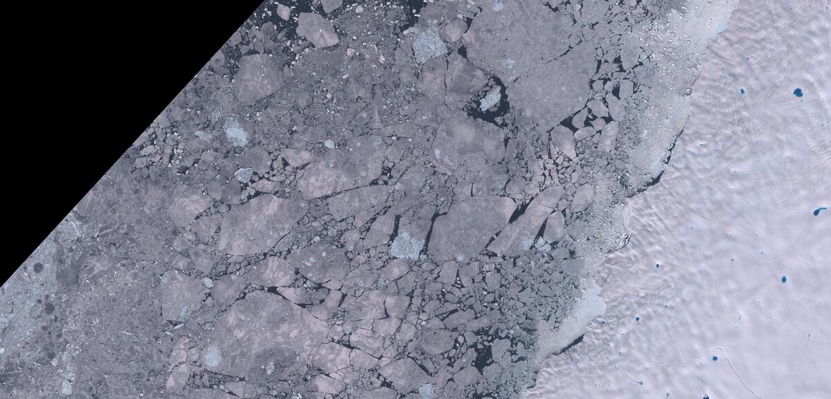 Aerial view of Humboldt Glacier