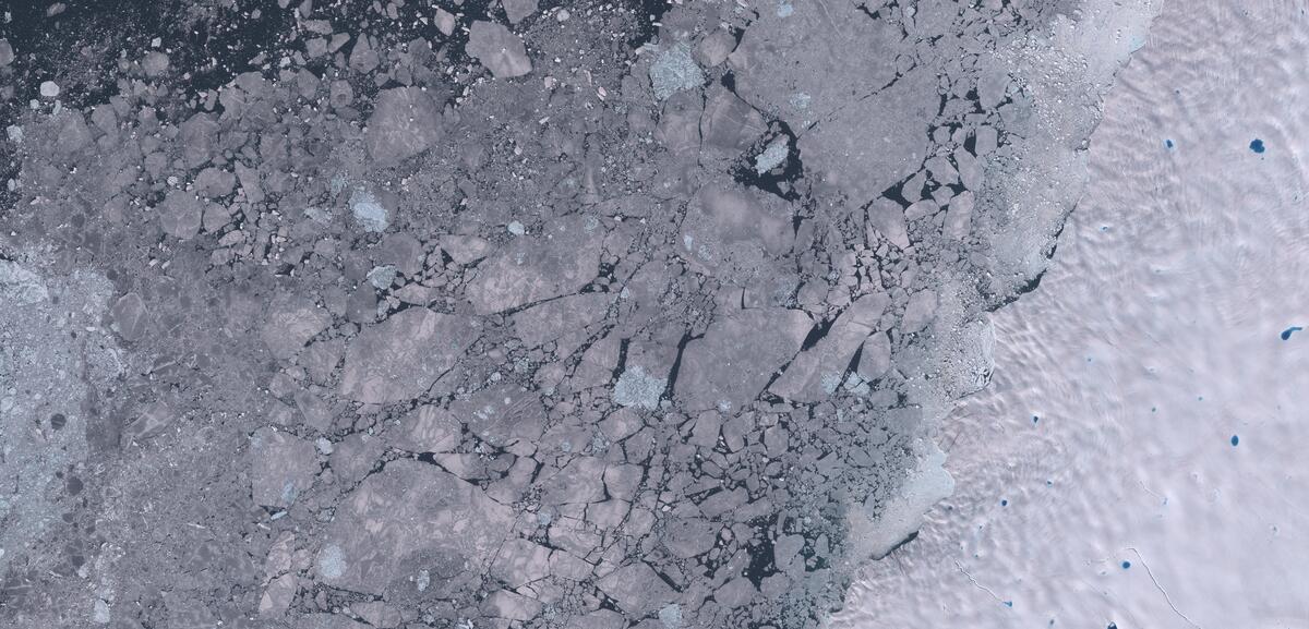 Aerial view of Humboldt Glacier
