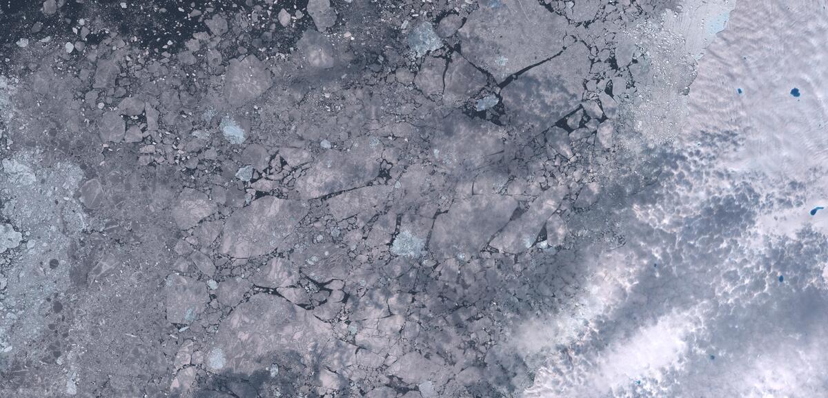 Aerial view of Humboldt Glacier