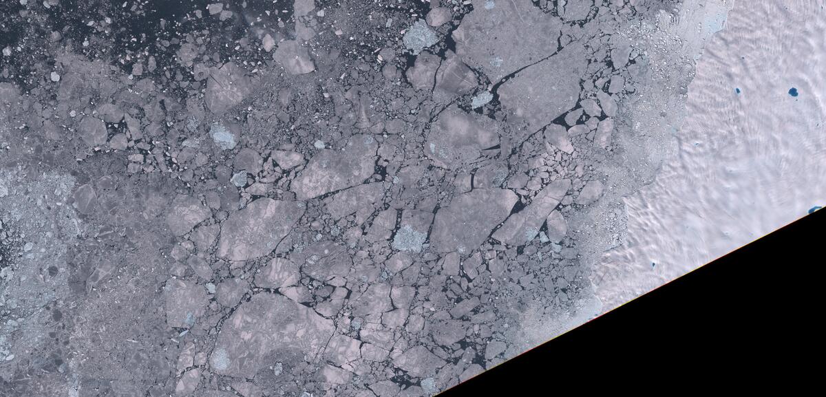 Aerial view of Humboldt Glacier