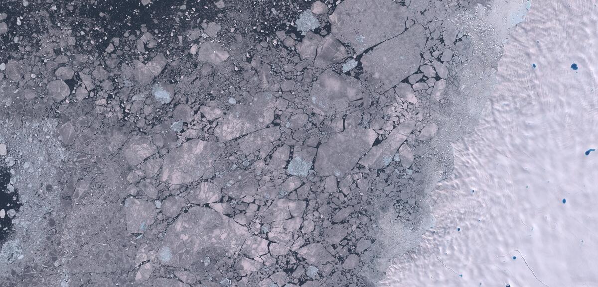 Aerial view of Humboldt Glacier
